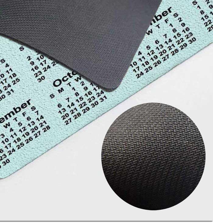 Calendar Mouse pad, Natural Rubber Mouse Pad, Quality Creative Gaming Rectangle Mouse Personalized Desk Mouse Pad 9.5 inch x 7.9 inch (Calendar 2024) - Image 4