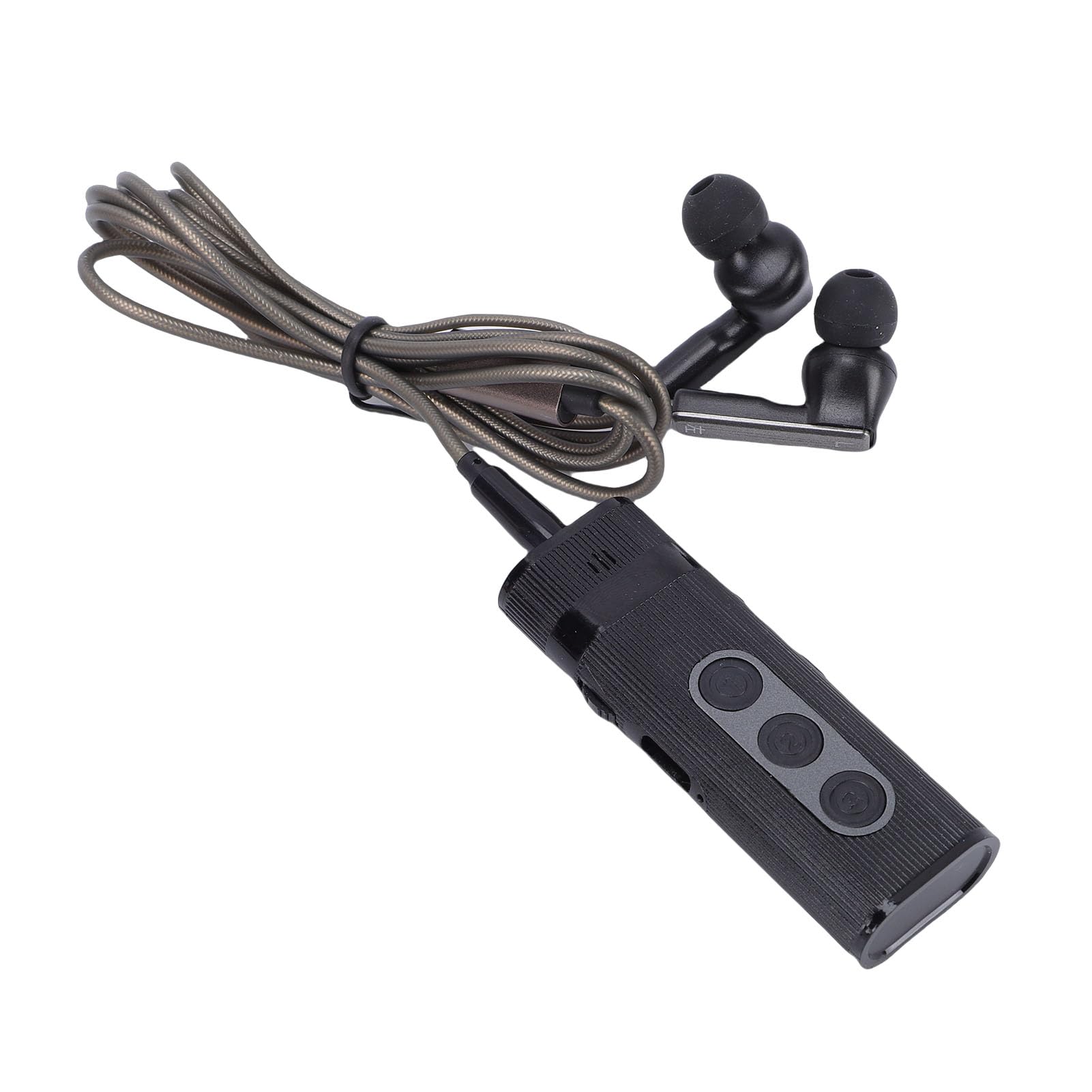Amplificateur de Son pour Personnes âgées, Amplificateur Personnel Rechargeable avec clarté et Suppression du Bruit de 30 Pieds, Dispositif Discret D'amélioration de la Voix (Black)