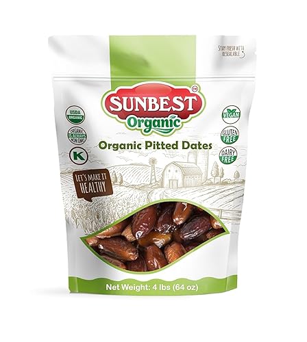 Miniatura 6 de Sunbest Natural Deglet Noor Dátiles, 5 libras - Sin hueso y entero - Bocadillo de frutas secas a granel para niños y adultos - Naturalmente dulce