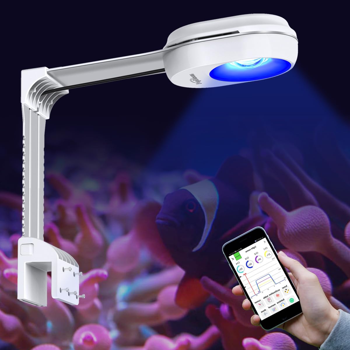 Amazon.co.jp: PopBloom 第2世代Hertz RL60 WiFi水槽ライト-内蔵