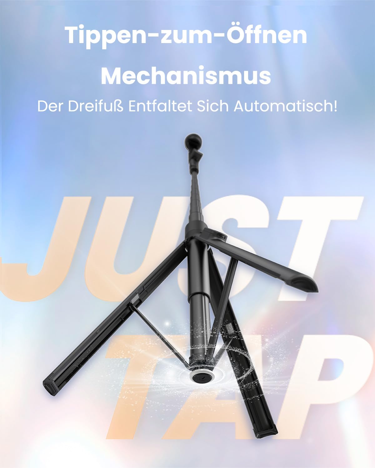 KraftGeek Automatisches Handy Stativ Selfie Stick 168cm, Smartphone Stativ für iPhone Samsung Huawei Xiaomi, Handystativ mit Bluetooth Fernbedienung, Aluminium Selfie Tripod für Reisen & Vlogging