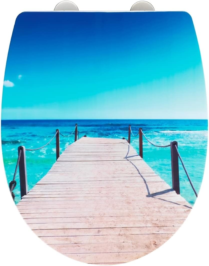 Arebos WC Sitz Mit Softclose - Duroplast Klodeckel Oval Bis 150kg