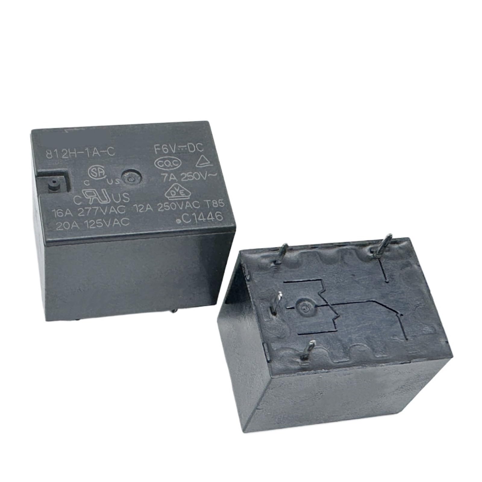 Relay 812H-1A-C F6VDC 4pins pour réparer carte de commande