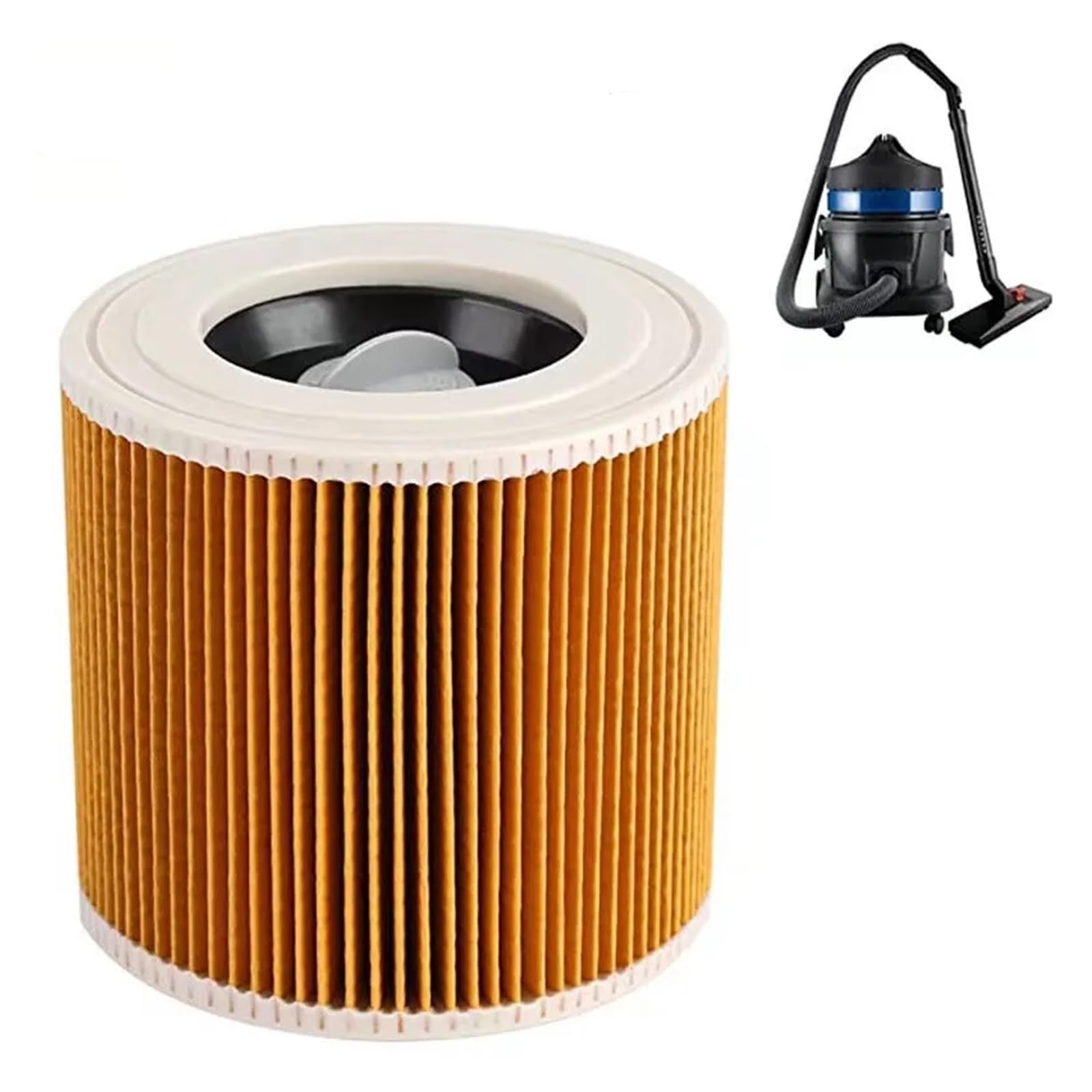 Bolsa de filtro de polvo Compatible con Karcher WD3 WD3200 WD3300 MV3 Piezas de repuesto for aspiradora Filtros Hepa Accesorios for bolsas de polvo(7PCS)