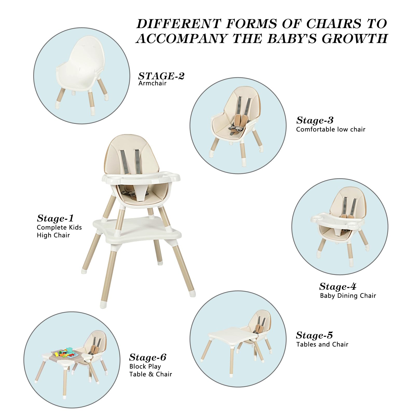 I'md (I'm Dee) RETTO high chair white RETHCH W (japan import)