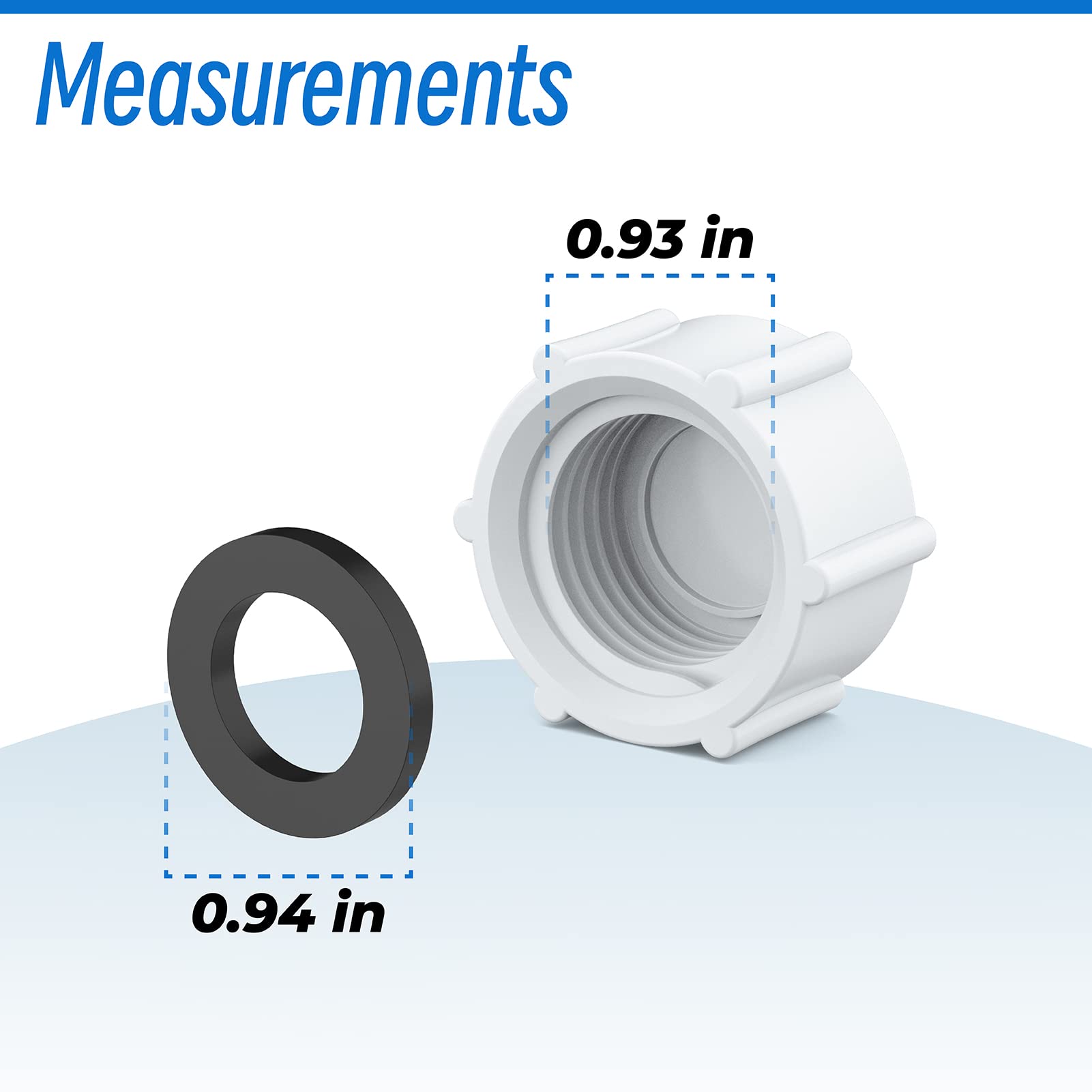 Amazon.co.jp: Sconva 11456 プール排水バルブキャップ Oリング付き