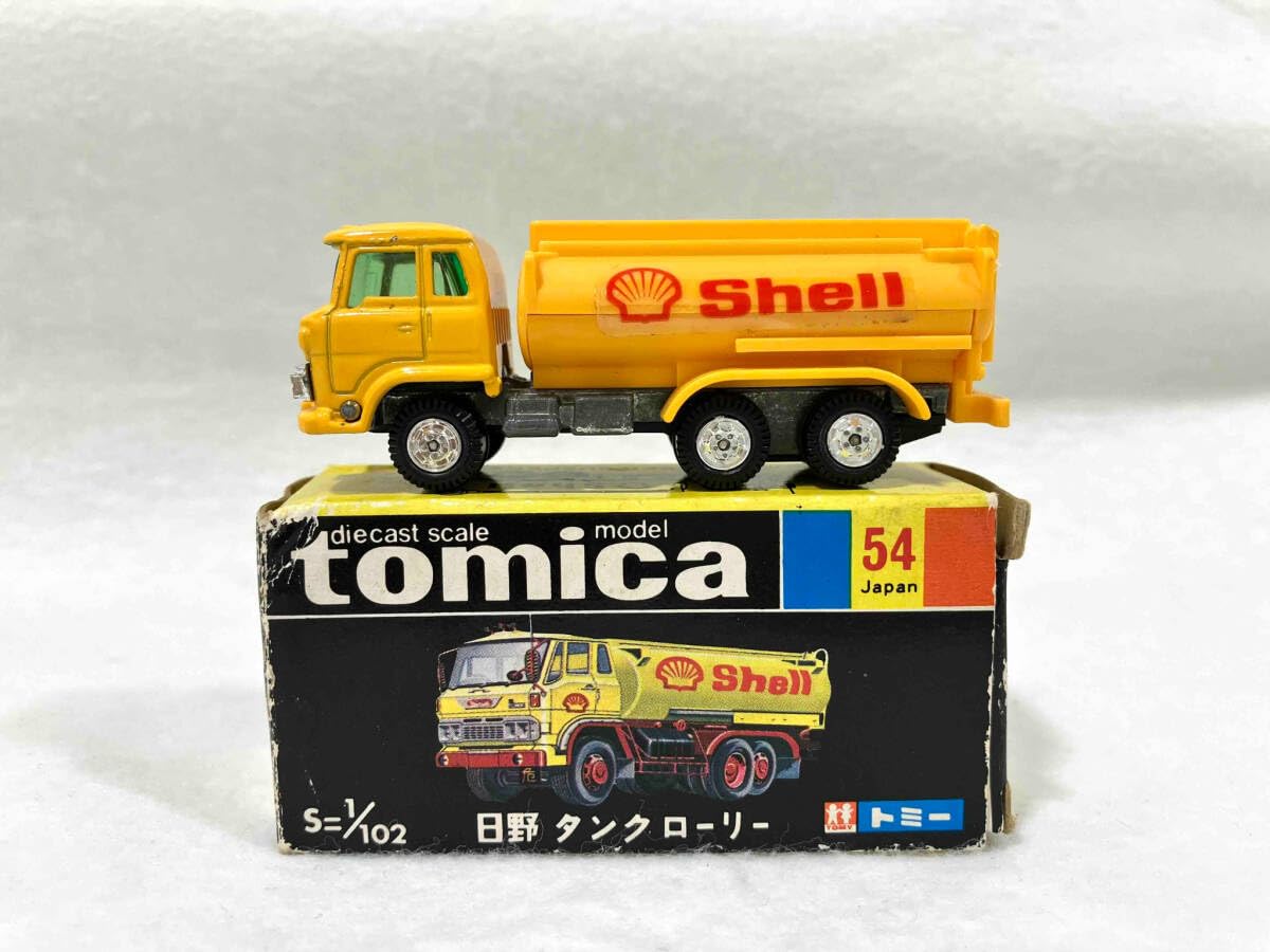 トミカ Shell シェル 日野タンクローリー ニッサンタンクローリー 日本製