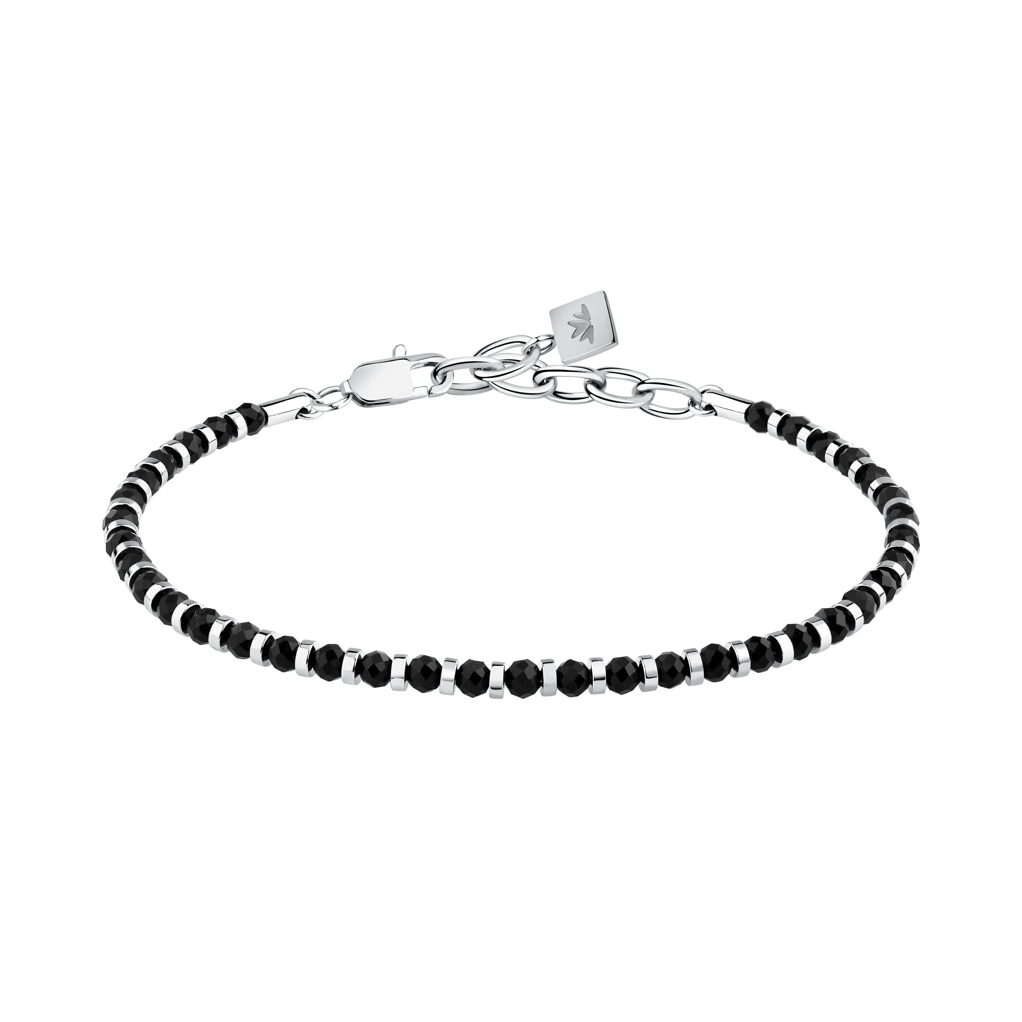 Morellato Bracciale Uomo in Acciaio e Pietre naturali, Collezione Pietre - S1731