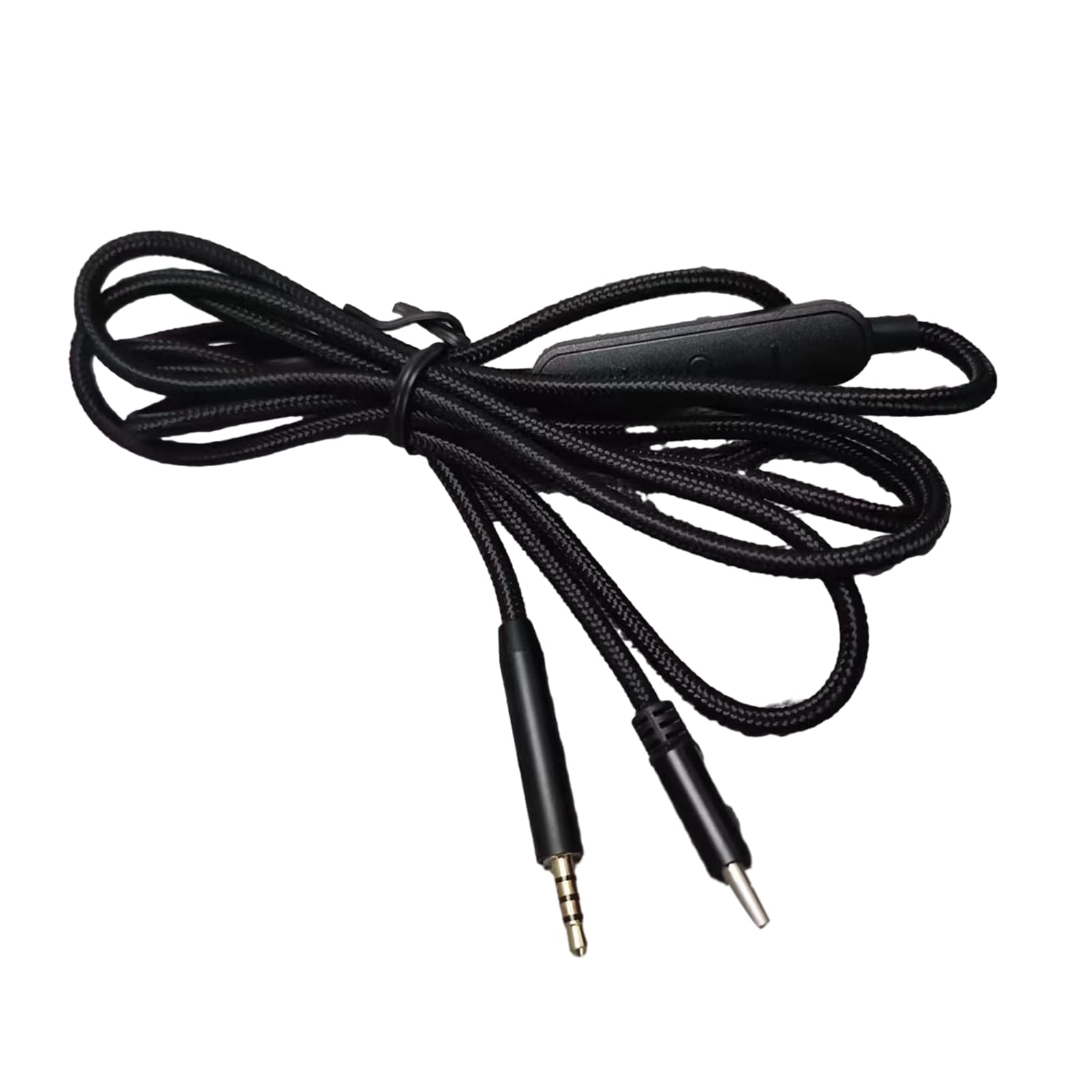 Cavo da USB C (tipo C) a maschio da 2,5 mm per cuffie QC25 QC35II QC35 QC45, filo intrecciato in nylon, facile da collegare e giocare
