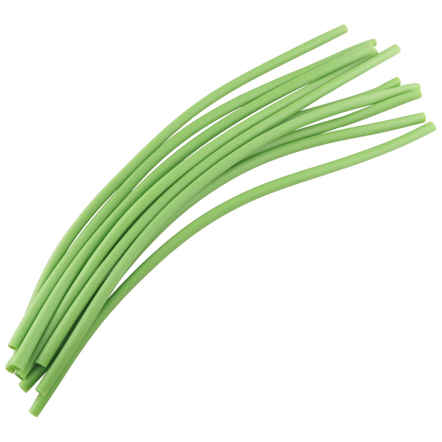 WHYHKJ 10PCS DIY Bouquet Stem Wraps Artificial Flower Stem Material Plastic Tube for Lotus Tulip Water Lily Thick Flower Stems Sleeve for Wedding Decorations Floral Arrangements Artistic Crafts Green