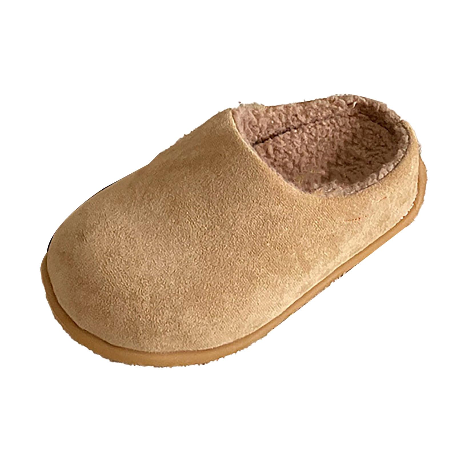 HOOUDO Zapatillas Casa Hombre Mujer Invierno,Caliente Suave Antideslizantes Pantuflas Mujer Pelusa Forro Zapatillas Casa de Memoria Espuma