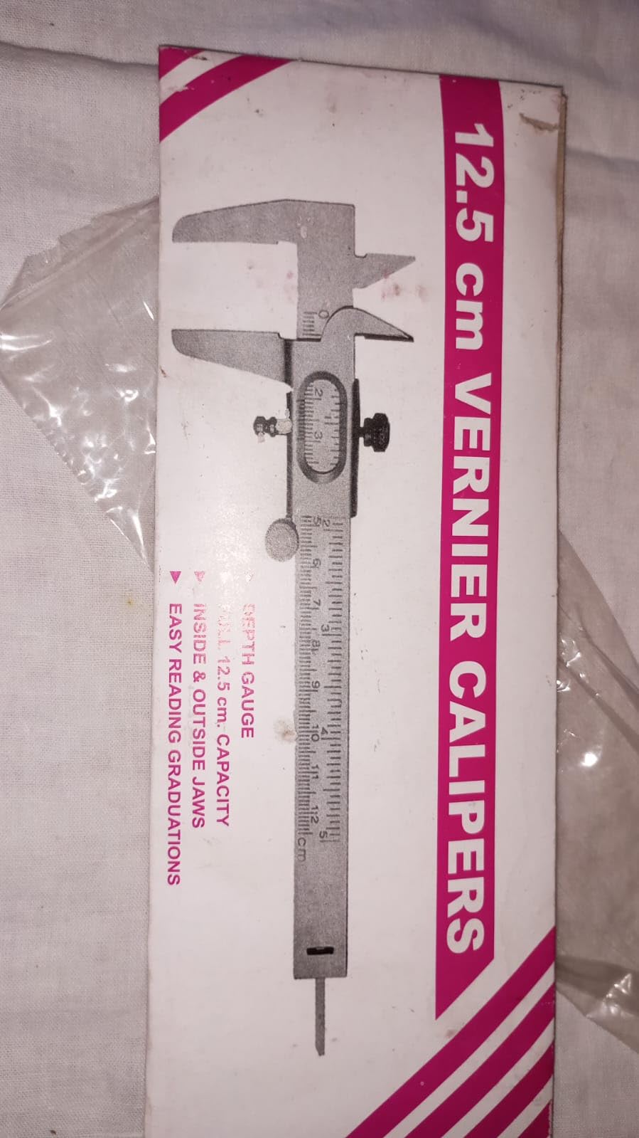 Vernier Caliper with Fine Wheel β Measurement Tool for Inside, Outside, and Depth with Cast Iron Construction, Dual Graduation, Laser Engraved Scales 1