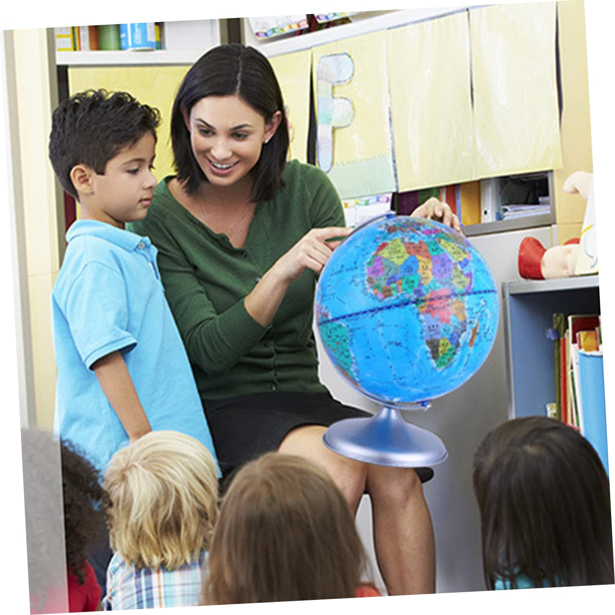 SUPVOX Office Globe Decor School Teaching Tool 20cm High-definition Boys and Girls Globe Toy