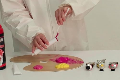 Miniatura 5 de Creative Mark Tubos de pintura vacíos – Caja de 48 tubos y tapas de pintura de aluminio vacíos, 1.7 onzas líquidas, tapas fáciles de abrir, fáciles