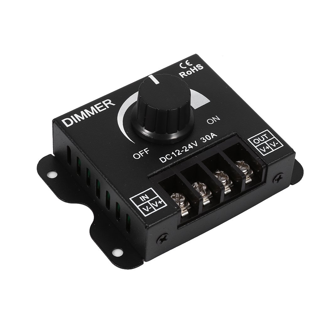 12v-24v 30A Przełącznik Led Sterownik ściemniacza Obsługa Ręczna dla Taśmy świetlnej Jednokolorowy Wariator Ściemniacz Led 12 V Funk Dotykowy 24 V Przełącznik Liniowy 24 V Cct