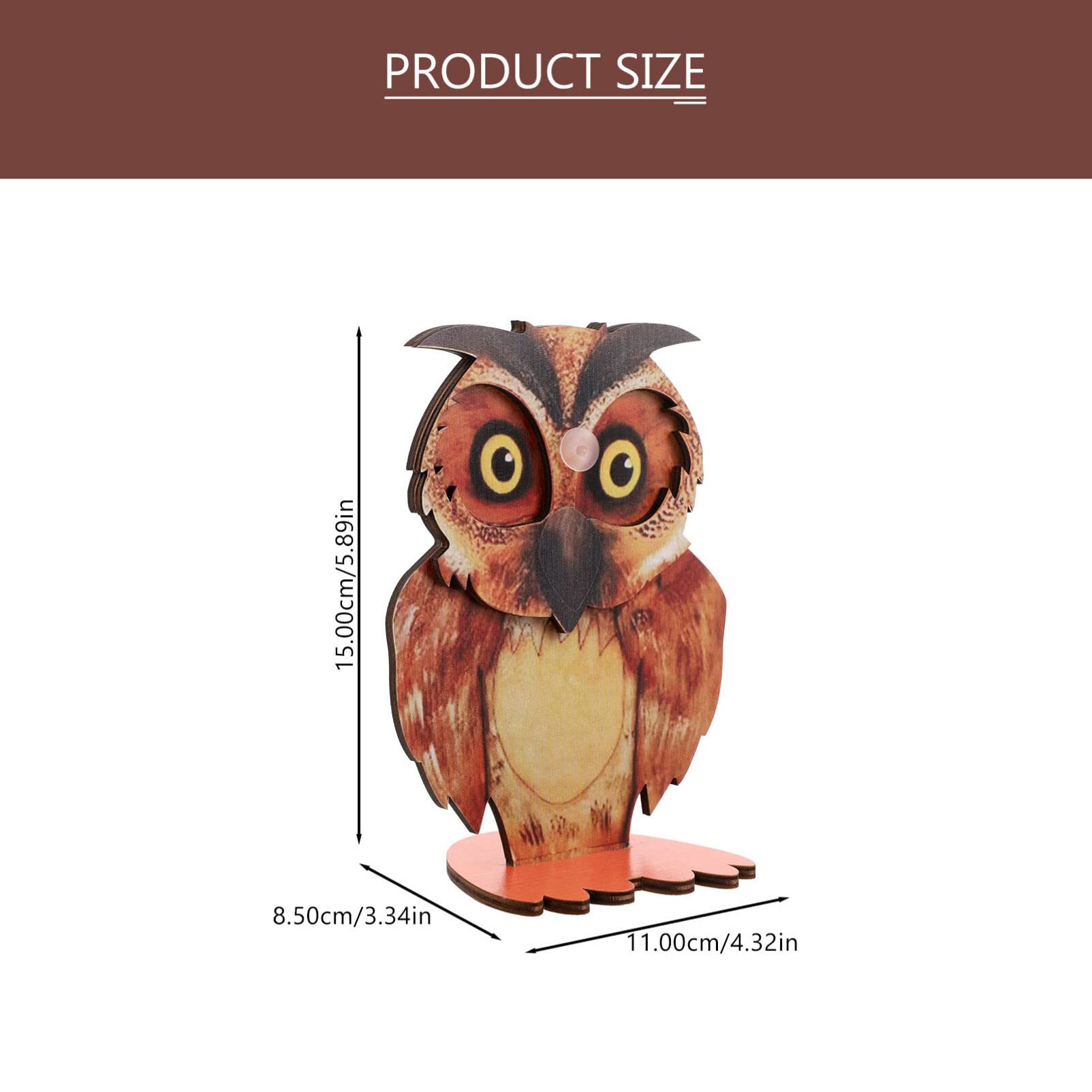 Amazon.co.jp: 動物7メガネ7ホルダー7木7彫刻7フクロウ7置物7