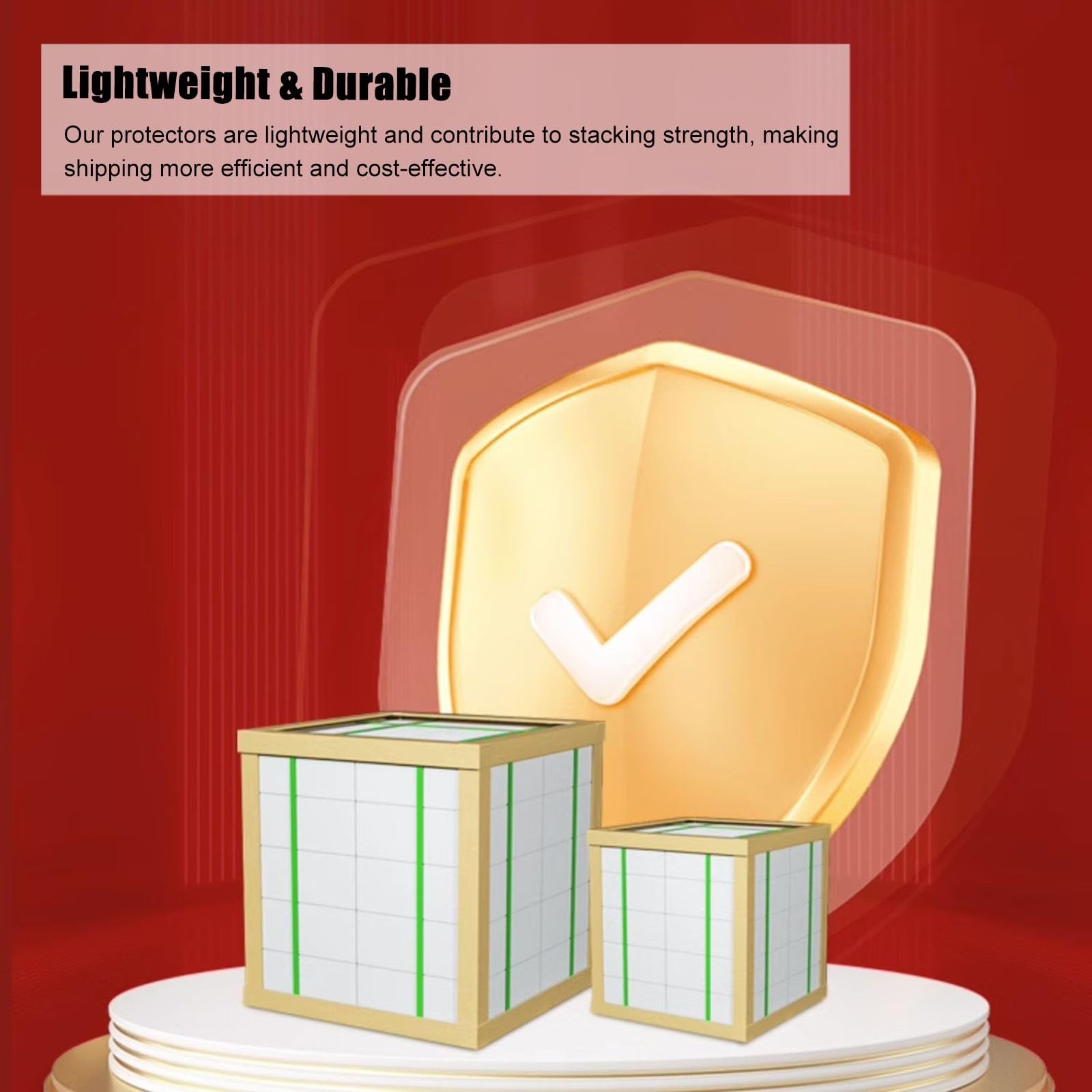 Lot de 100 cornières de Protection en Carton pour Emballage, 10, 20, 30, 40, 50, 60, 70, 80, 90, 100, 150, 180, 200 cm de Longueur, Protections d'angle et Protections de palettes p