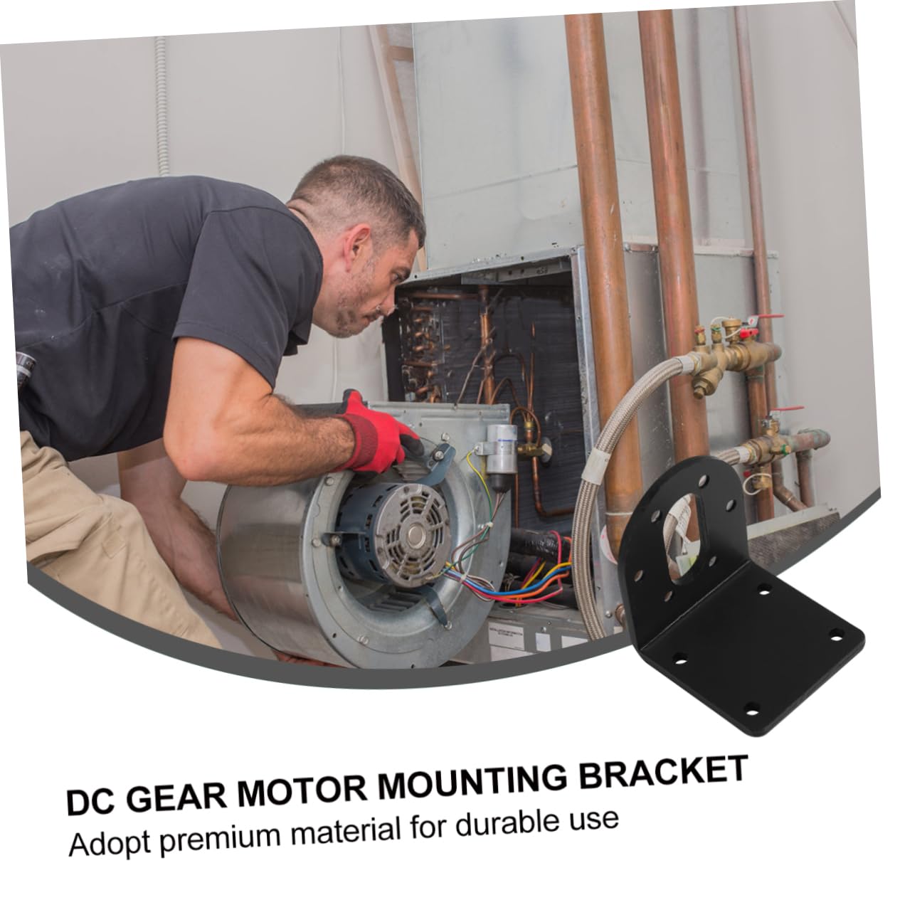 FUNOMOCYA 4pcs Motor Bracket Automatic Electric Motors Bracket Car Stand Garage Door Faux Window Reduction Motor Holder Dc Gear Motors Support Motor Fixed Motor Mount