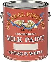 Vista 10 de General Finishes Pintura de leche a base de agua, 1 cuarto de galón, color blanco antiguo
