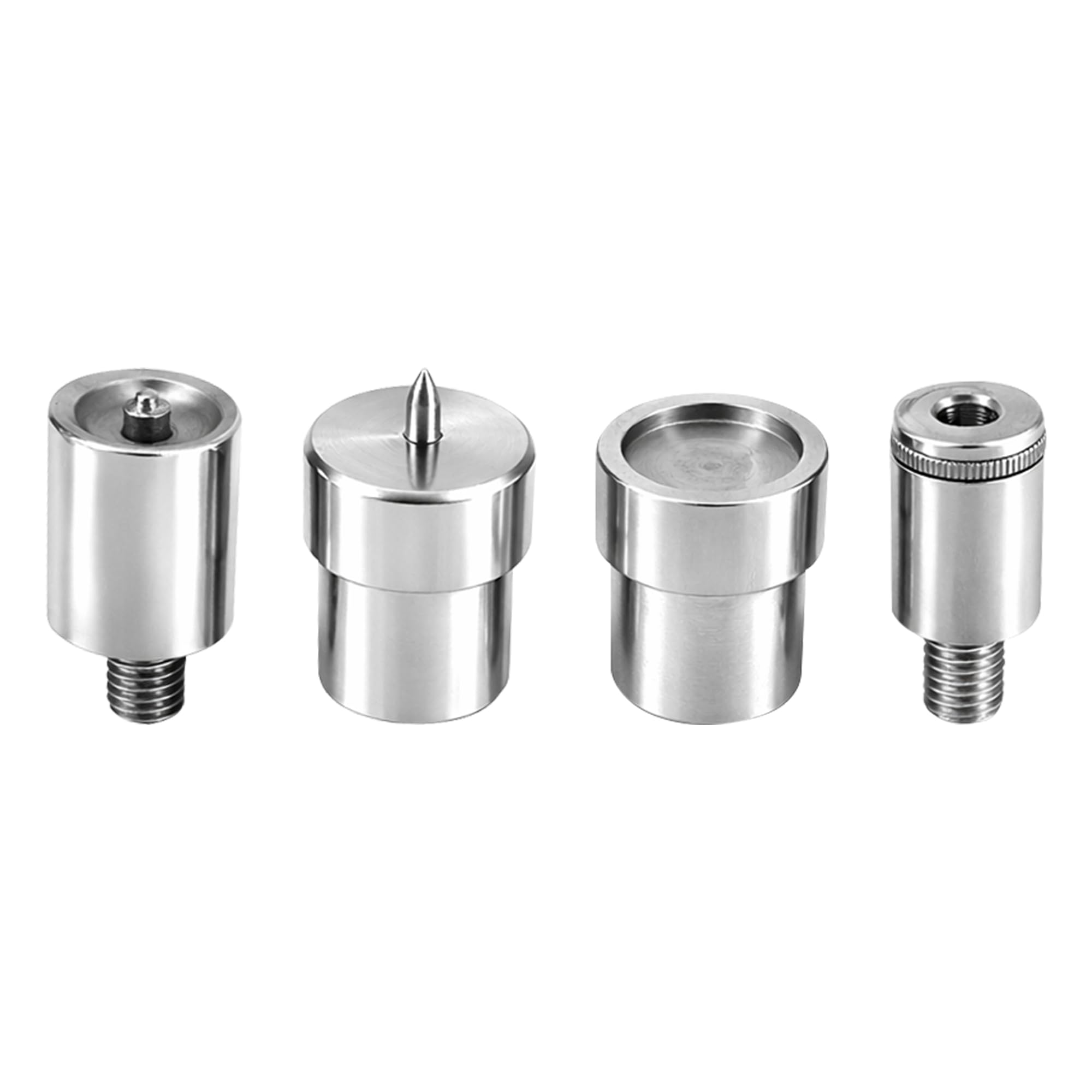 Trimming Shop 12.5mm S Spring Press Studs Fixing Dies Set for Universal Green Hand Press Machine DIY Leathercrafts, Jackets, Handbag, Purses, Repair Clothing