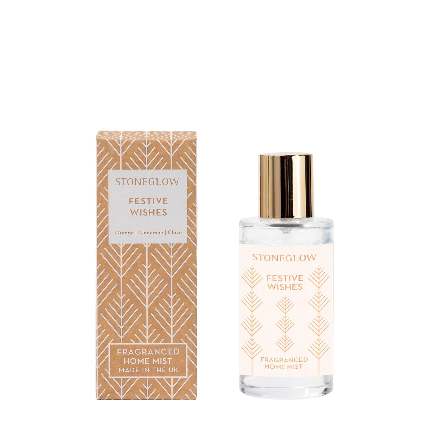 Stoneglow White Seasonal - Festive Wishes (Orange, Cinnamon & Clove) - Room Spray 50Ml