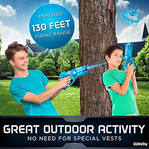 image for Hip Hop Toy Kids Laser Tag Gun Game with Flying Toy Drone Target, Infr