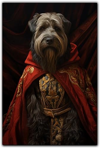 Miniatura 379 de Thuan Chow Chow Retrato de mascota con disfraz real de perro en un disfraz retrato de perro con vestimenta Retrato medieval de mascota retrato