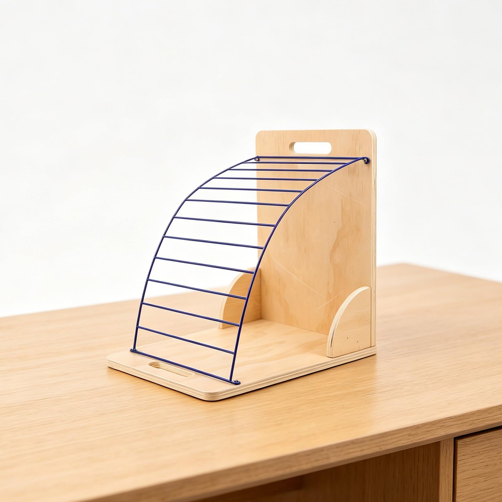 PLAFOPE Organizer Struttura Multicomparto e Ripiani Ampliati Documenti a 12 Strati in Legno Design Moderno e Funzionale per Facile Archiviazione e Accesso per Ufficio e Aula