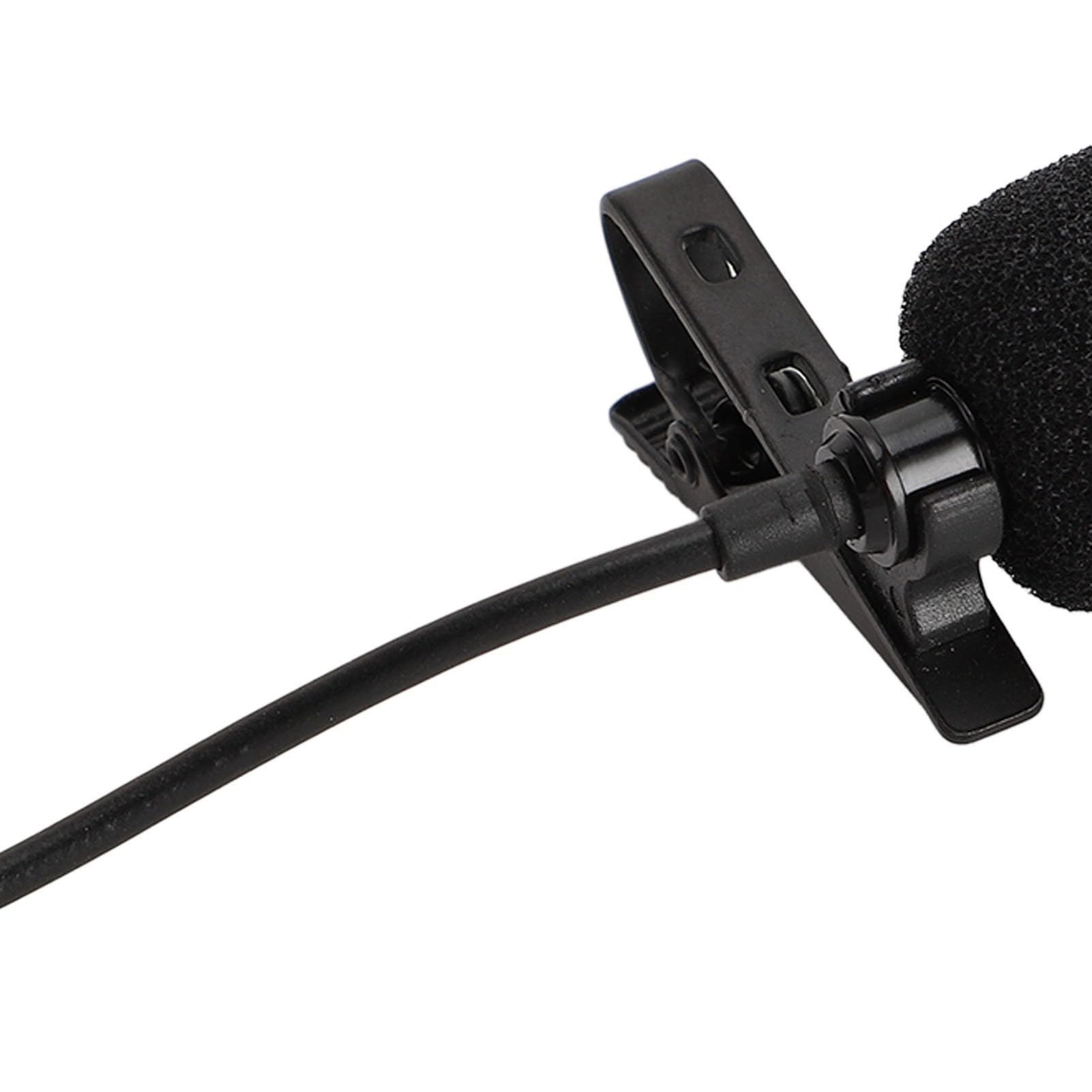 Microphone Cravate omnidirectionnel à réduction de Bruit, Alimentation fantôme 48 V, connecteur XLR 3 Broches, Mono, pour l'enregistrement d'interviews et de Discours.
