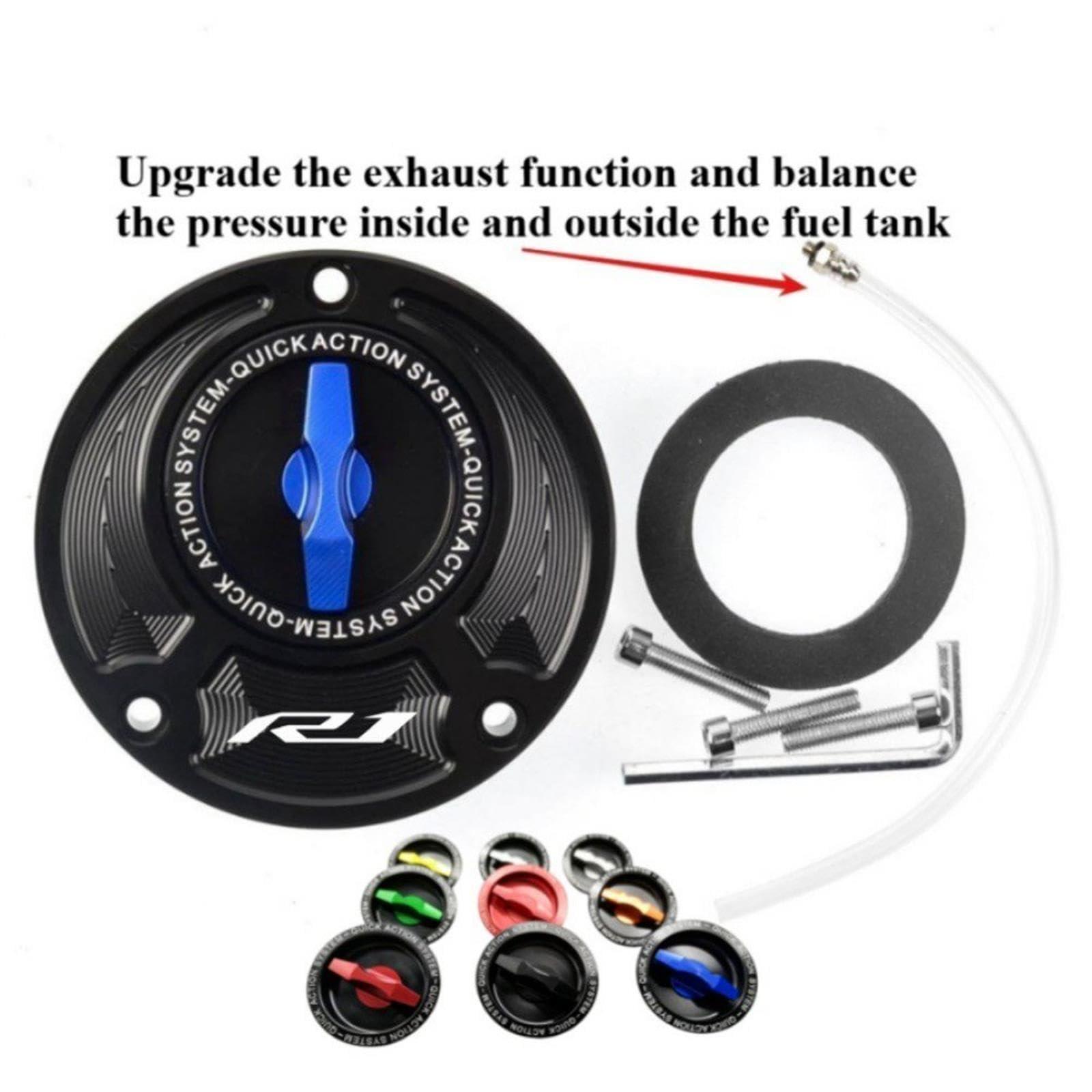 Tapón Depósito Motocicleta Para Y&amaha YZF R1 1998-2025