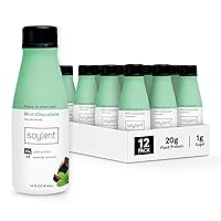 Vista 26 de Soylent Batido de reemplazo de comida de chocolate cremoso a base de plantas, contiene 0.71 oz de proteína vegana completa, listo para beber, 14
