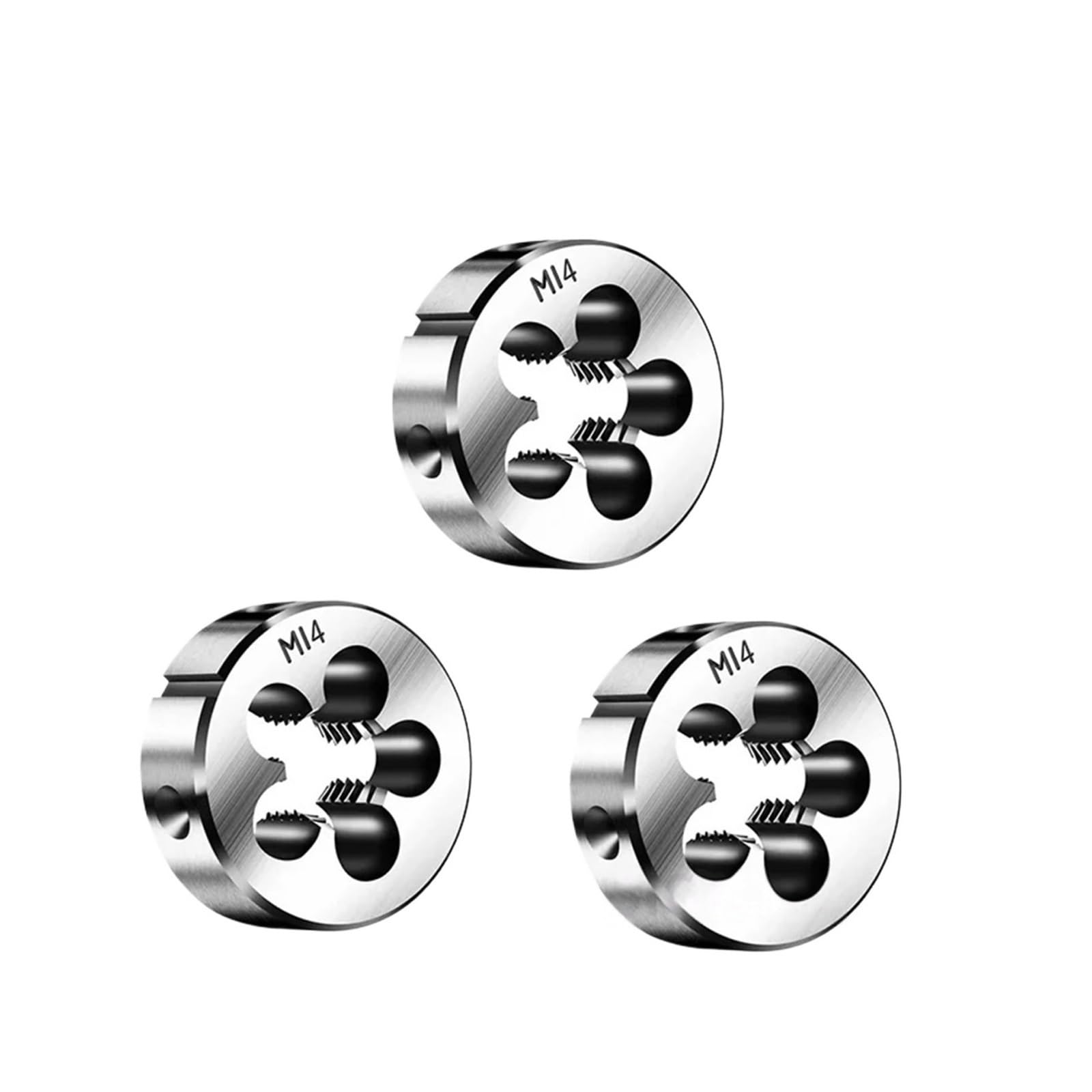 Xchiaueo 3Pc M14*1 3Pcs M14*1 Metal Tool Metric Thread Die