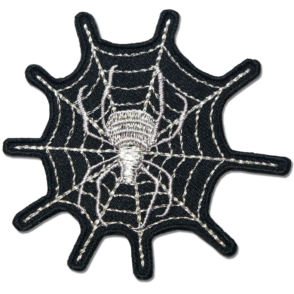 Amazon.co.jp: 刺繍 アイロン ワッペン【スパイダー】蜘蛛 くも クモ