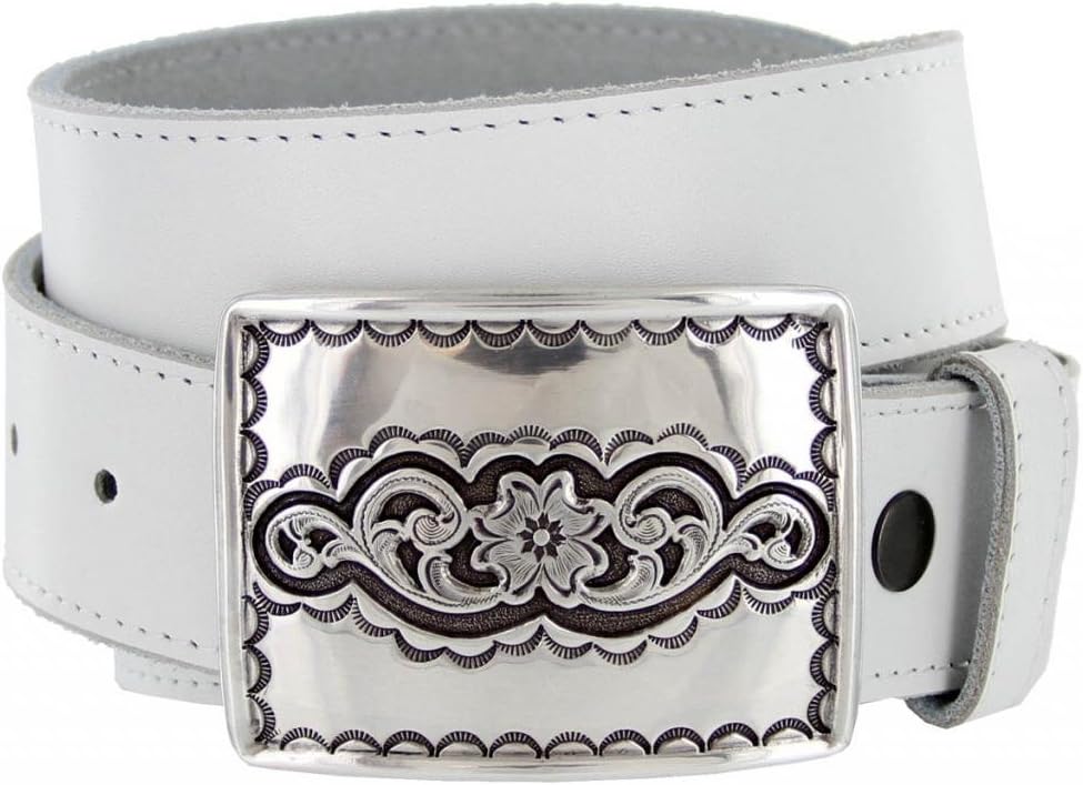 Taos Western Full Grain Leather Casual Jean Belt