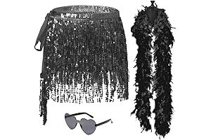 Sequin Flowy Dance Cowgirl Cowgirl Skirt