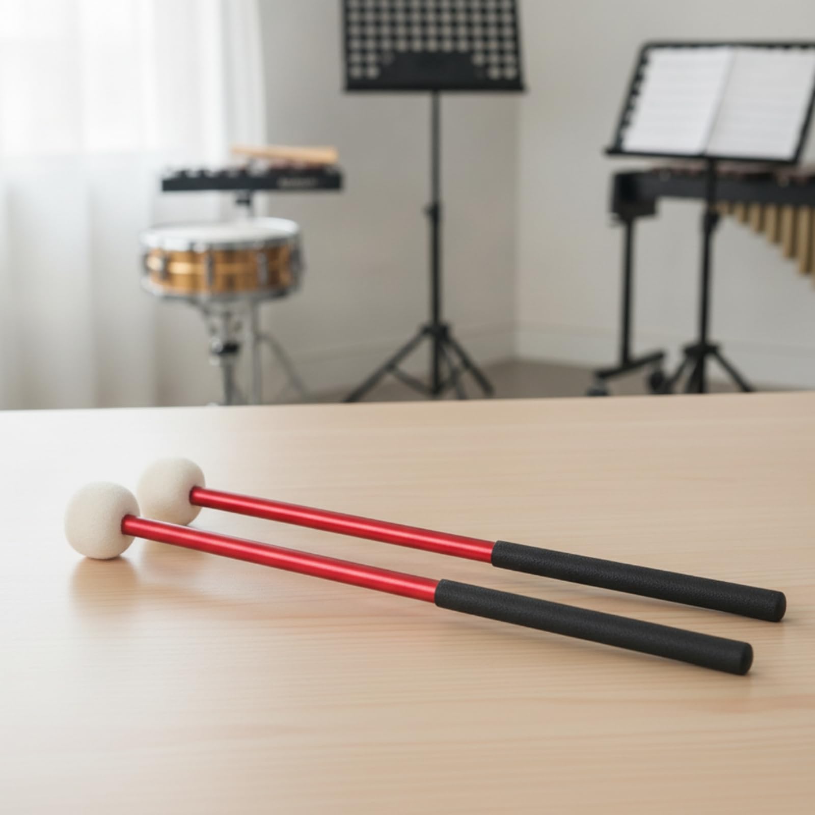 Baquetas Afinación Antislizante Baquetas Ergonómico Martillo para Percursionistas, Dorado, NO.78 Bajo Timbal BAT1 Dorado