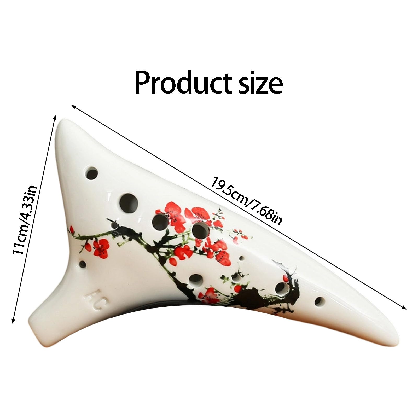 12 Loch Ton C Ocarina Flöte Keramik Ocarina Professionelles Musikinstrument Geräucherte Fluta Ocarinas Keramik Musikinstrument Starter