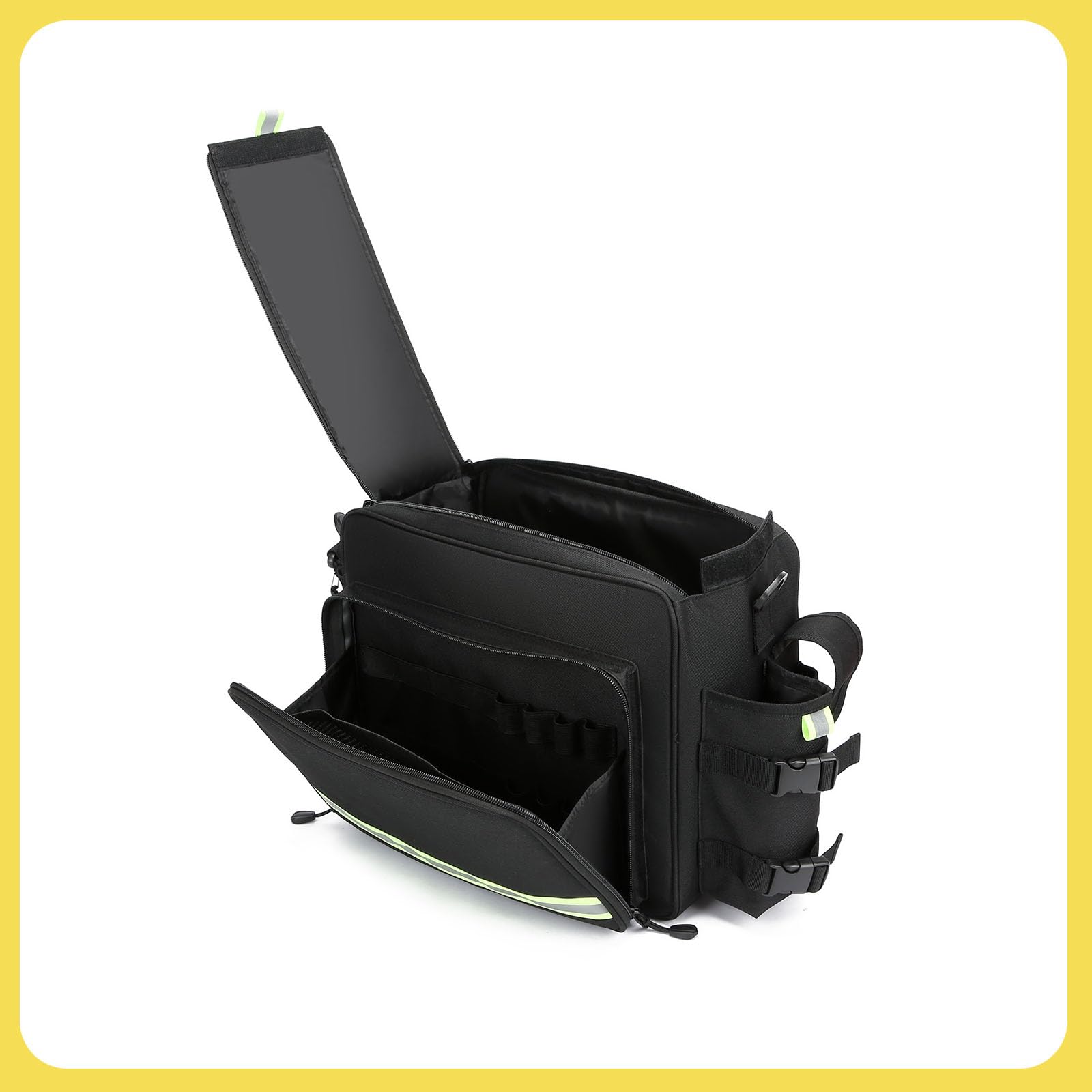 Kit de primeros auxilios grande, bolsa profesional de primeros auxilios, con asa y correa para el hombro, bolsa de trauma médico, para eventos de emergencia, viajes, atención médica en el