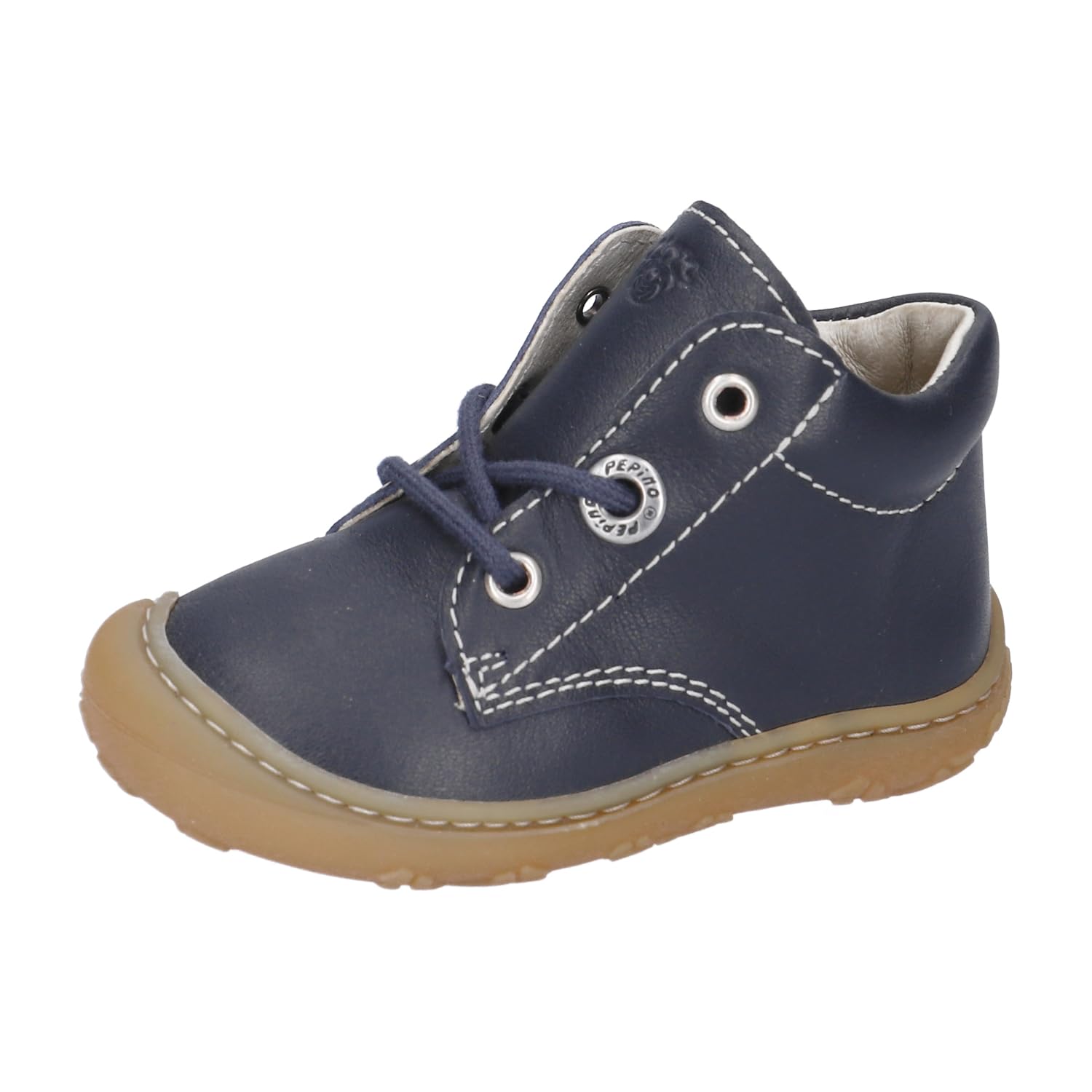 RICOSTA Unisex - Baby Stiefel CORY Kinder Lauflernschuhe WMS:Mittel lose Einlage schnürstiefel booties leder nautic 180 EU