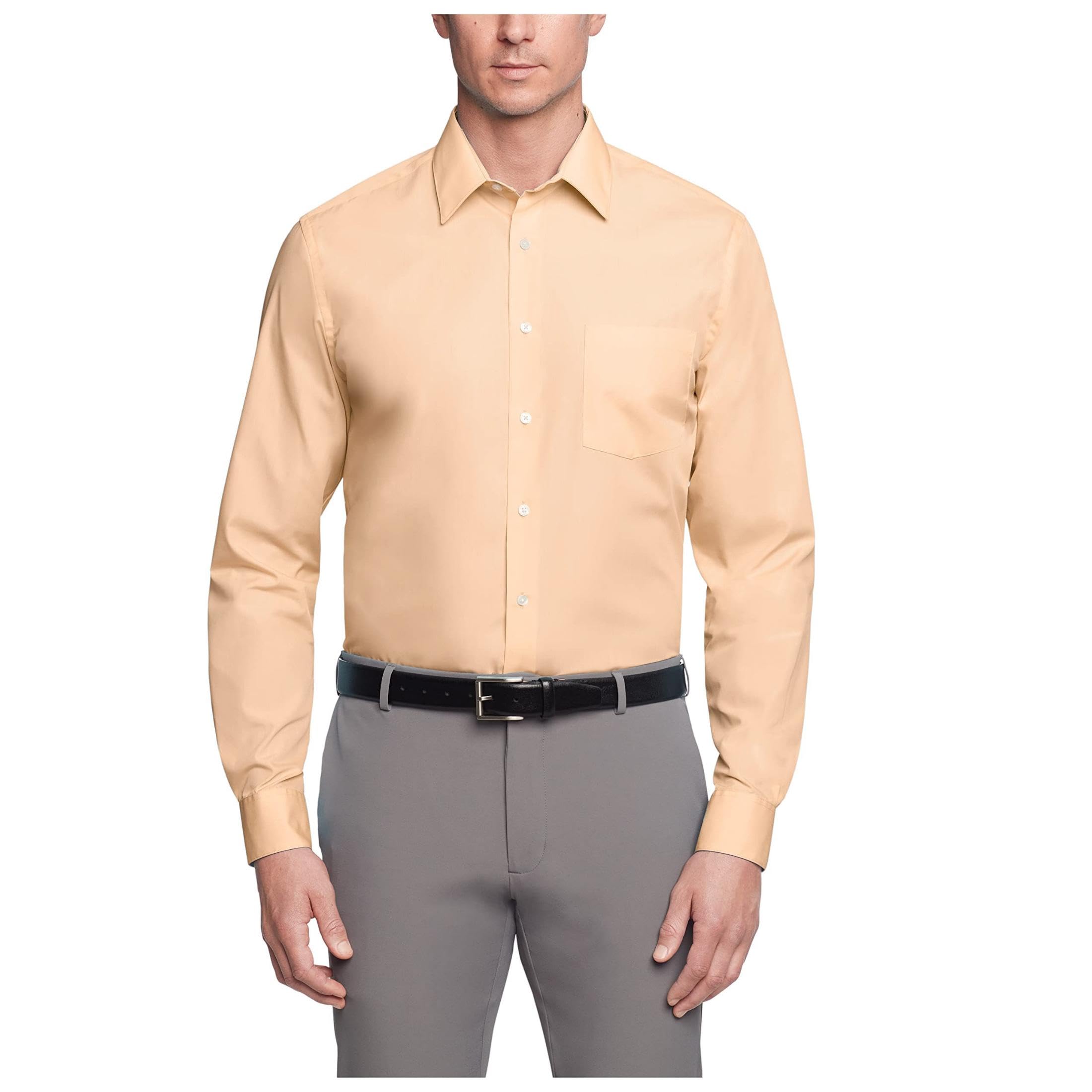 Van Heusen Poplin Solid Dress Shirt