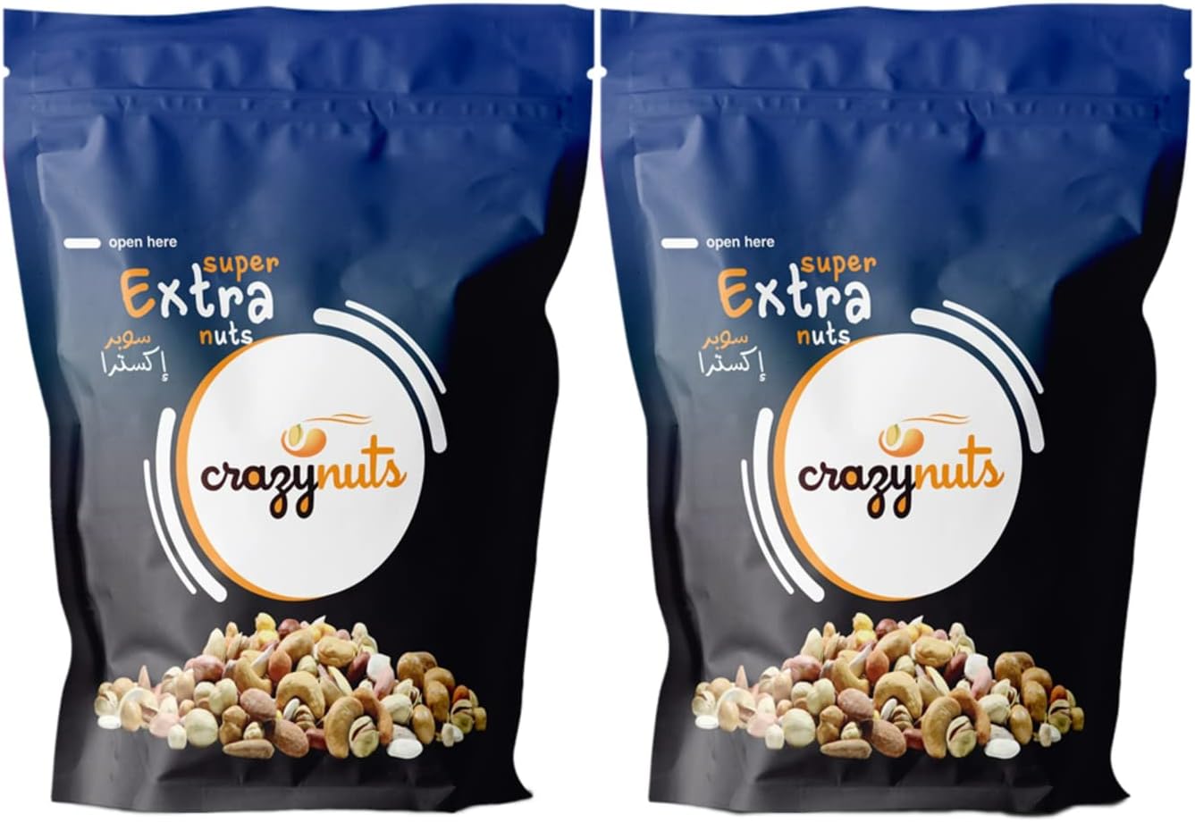 CrazynutsSuper Extra Nuts 250 Gram Value Pack of 2