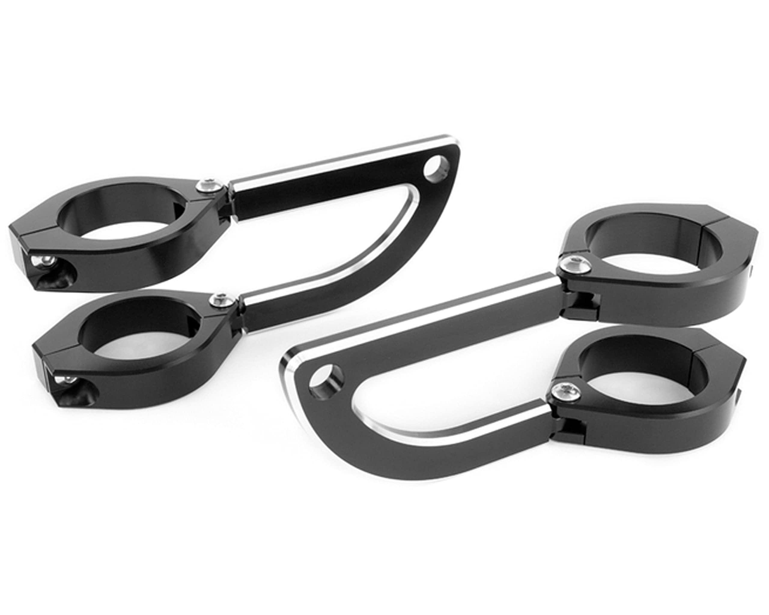 アクセサリー KURO Amazon.co.jp: フォーククランプ付きヘッドライトブラケット 46-47mm