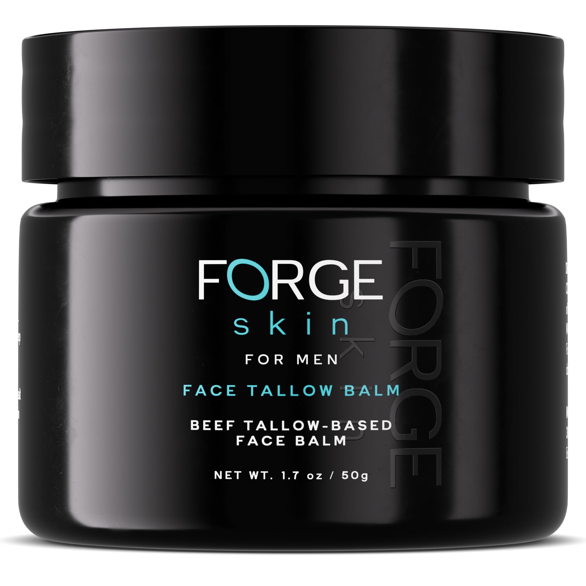 Forge Skin Men's Wrinkle Defense Tallow Balm - 1.77 OZ | Anti-Aging Face Cream - Facial Moisturizer for Wrinkles, Dark Circles, and Fine Lines | Hydrating Night and Day Cream for Men
