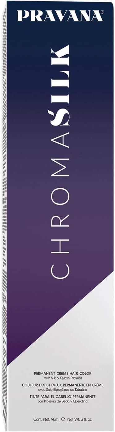 Pravana ChromaSilk Creme Hair Color - 6NTL Dark Neutral Lowlight Unisex Hair Color 3 oz