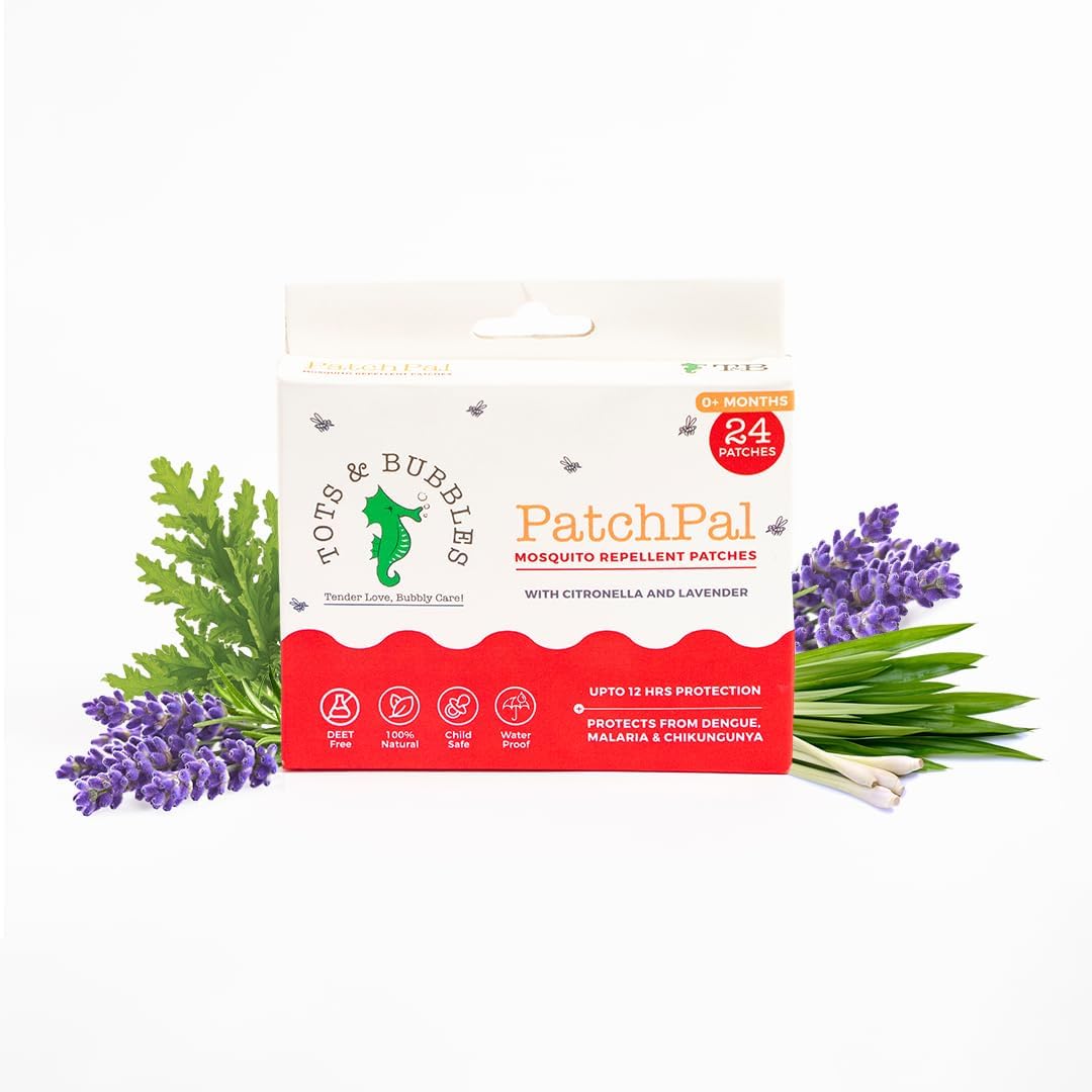 Mamaearth Natural Repellent Mosquito Patches For Babies with 12 Hour