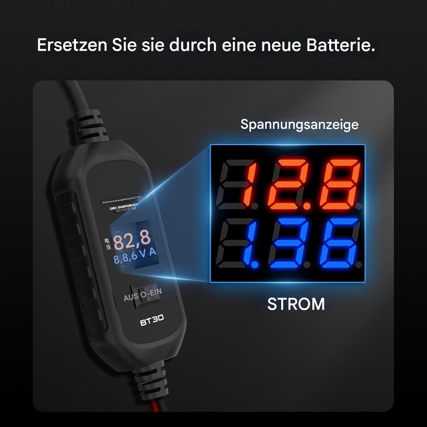 Salvamemoria per Batteria Auto Dispositivo Memoria Auto Cavo Alimentazione | Connettore Alimentazione Pronto all'Uso Protettore per Manutenzione Auto Riparazione Autoveicoli Camper