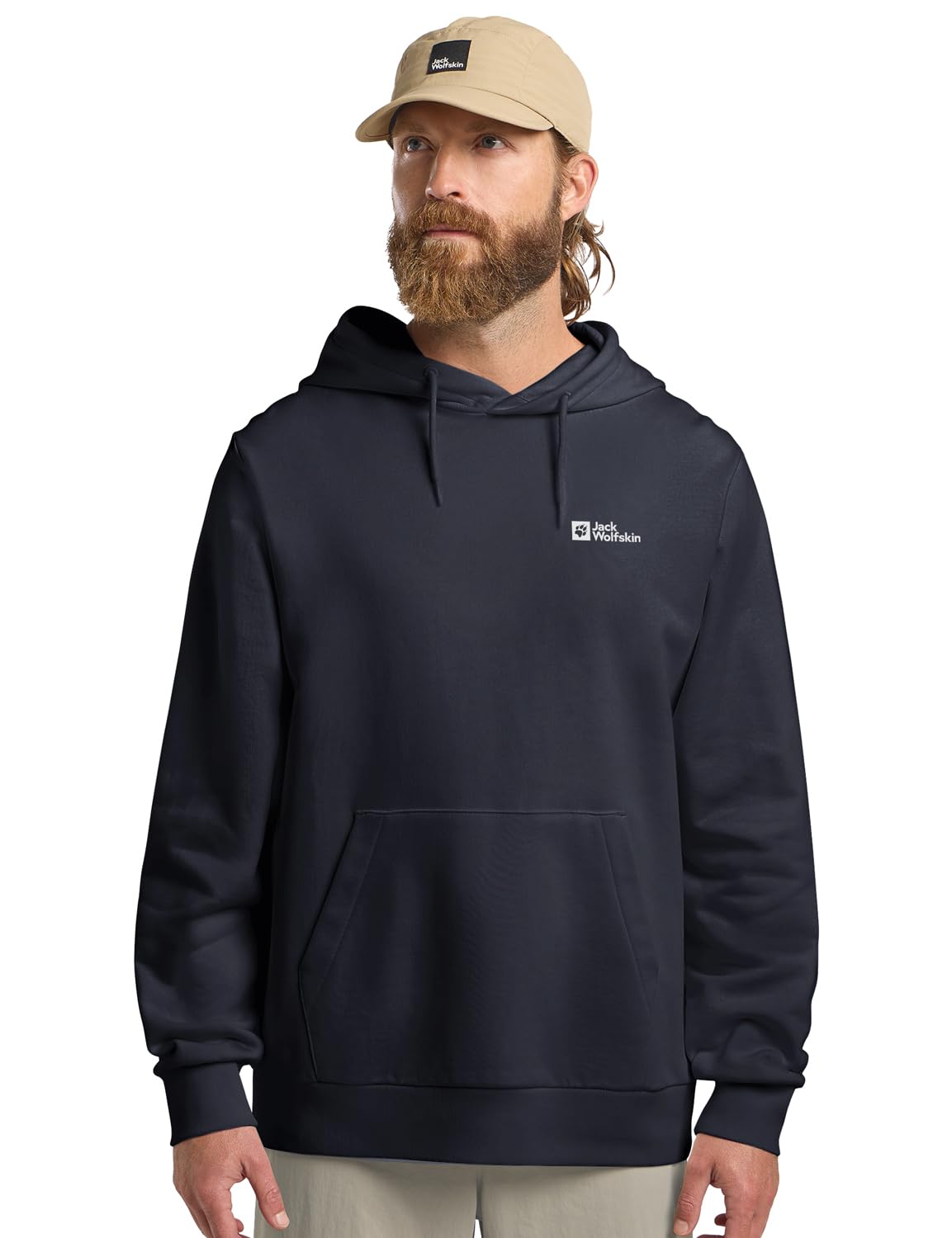 Jack Wolfskin Men's Dark Navy Essential Hoodie M, L