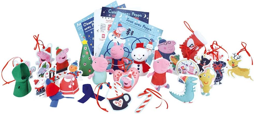 PEPPA PIG Advent Calendar Containing 35 Pieces 36 x 39.5 cm
