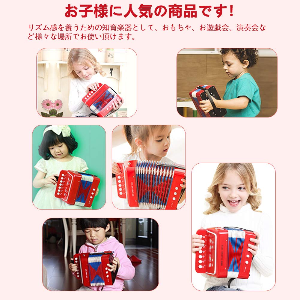 Amazon.co.jp: TOPINCN 手風琴 初心者/子供用 アコーディオン
