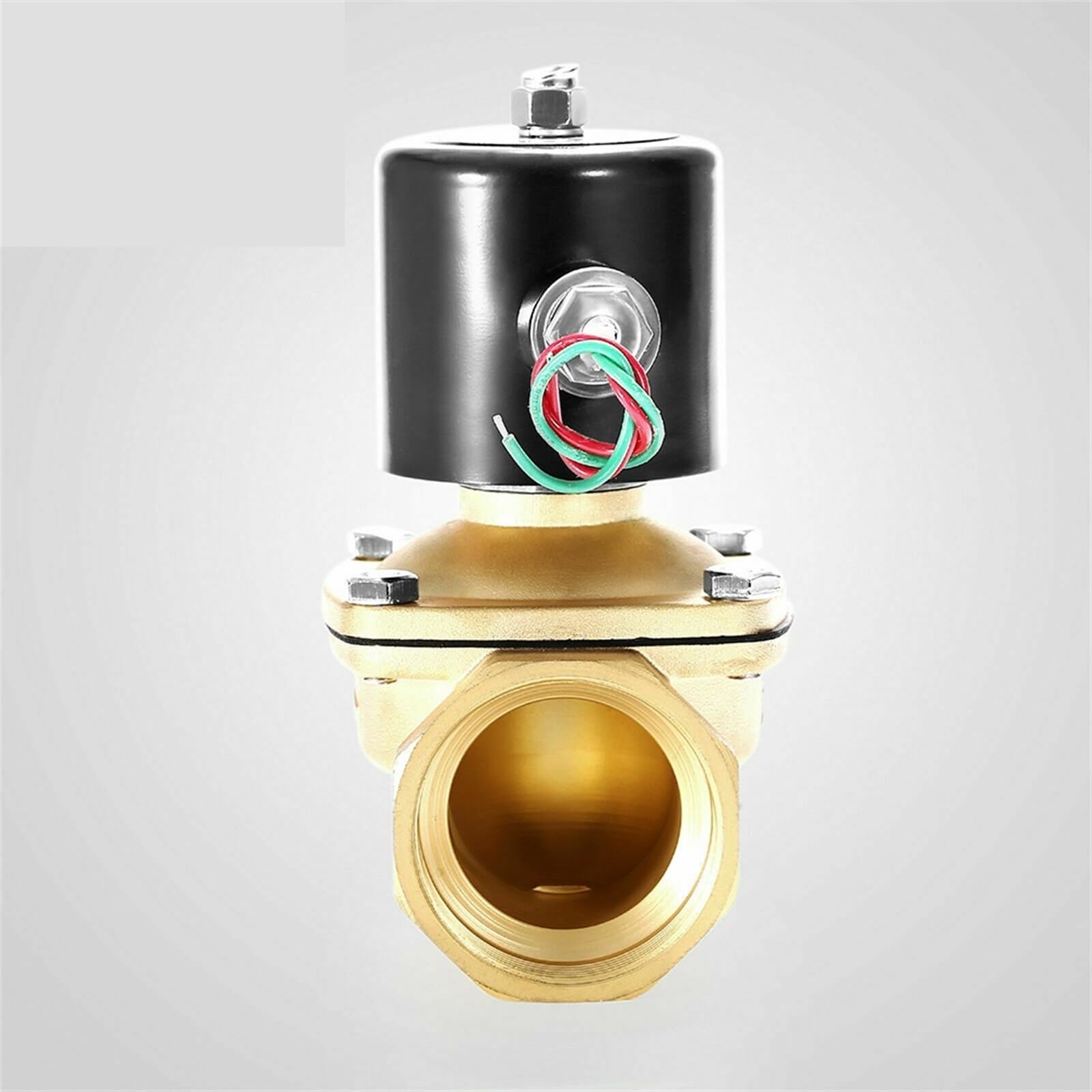 JNVFTCUX 2Way Electric Normally Closed 1.5inch 2inch NPT Water Solenoid Valve 220VAC12VDC 110VAC DN40 DN50 1Pcs(Npt-110vac,2inch)